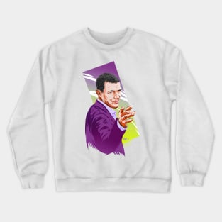 Antonio Banderas - An illustration by Paul Cemmick Crewneck Sweatshirt